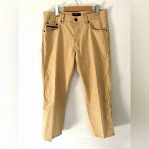 BUGATTI yellow jeans panted size large cropped